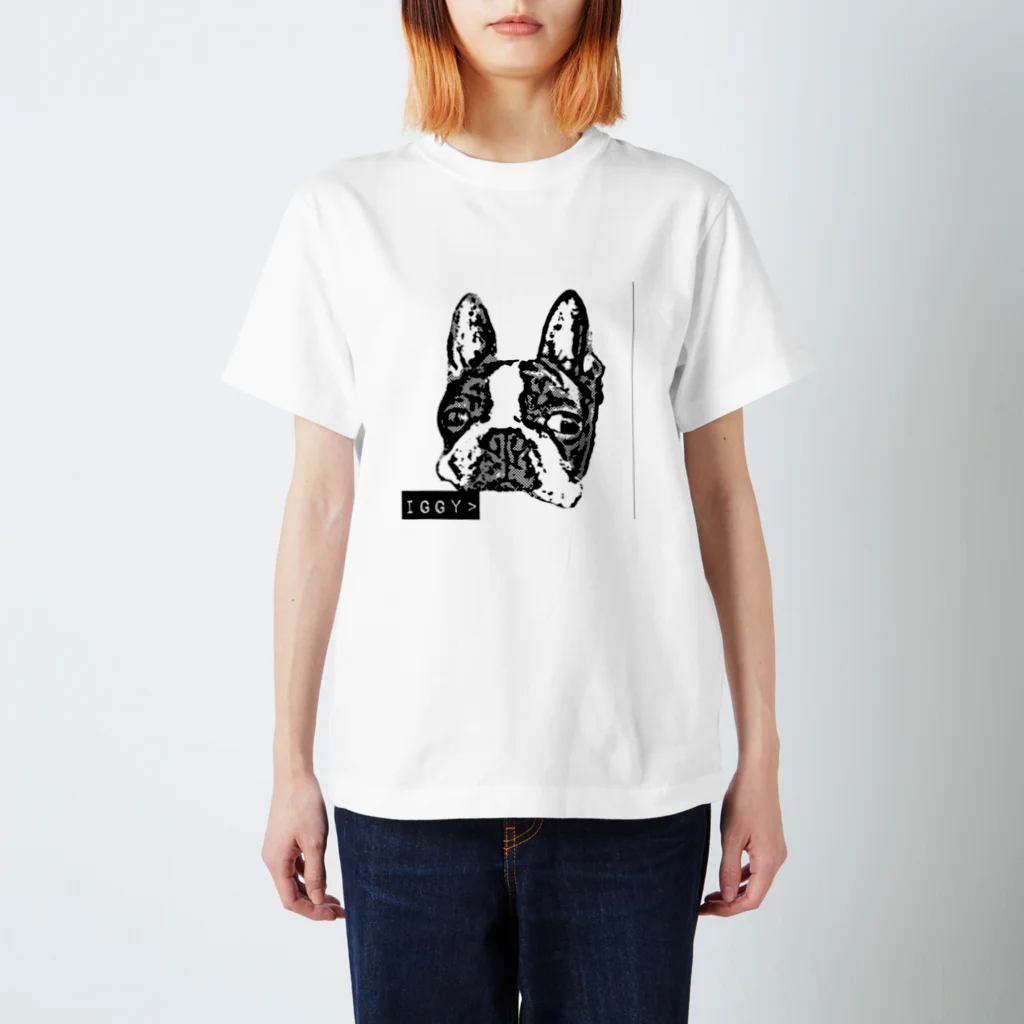 IGGY&POPのIGGY> Regular Fit T-Shirt