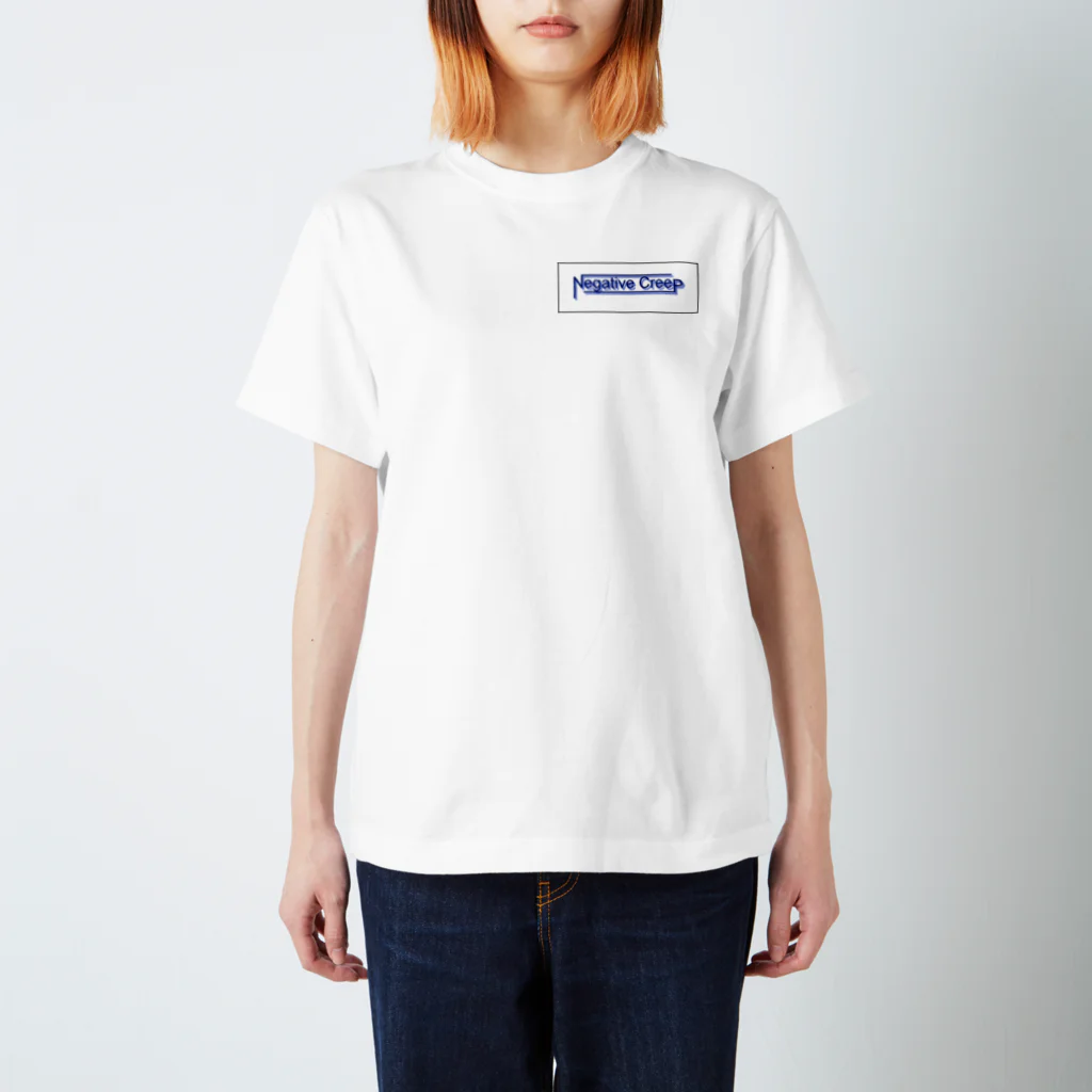 Negative CreepのNegative creepロゴTシャツ Regular Fit T-Shirt