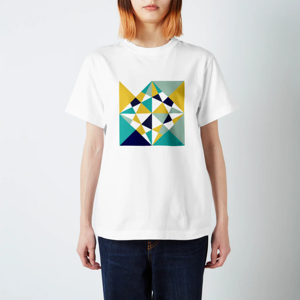 Yasuko.Mのエメラルドの抽象画 スタンダードTシャツ