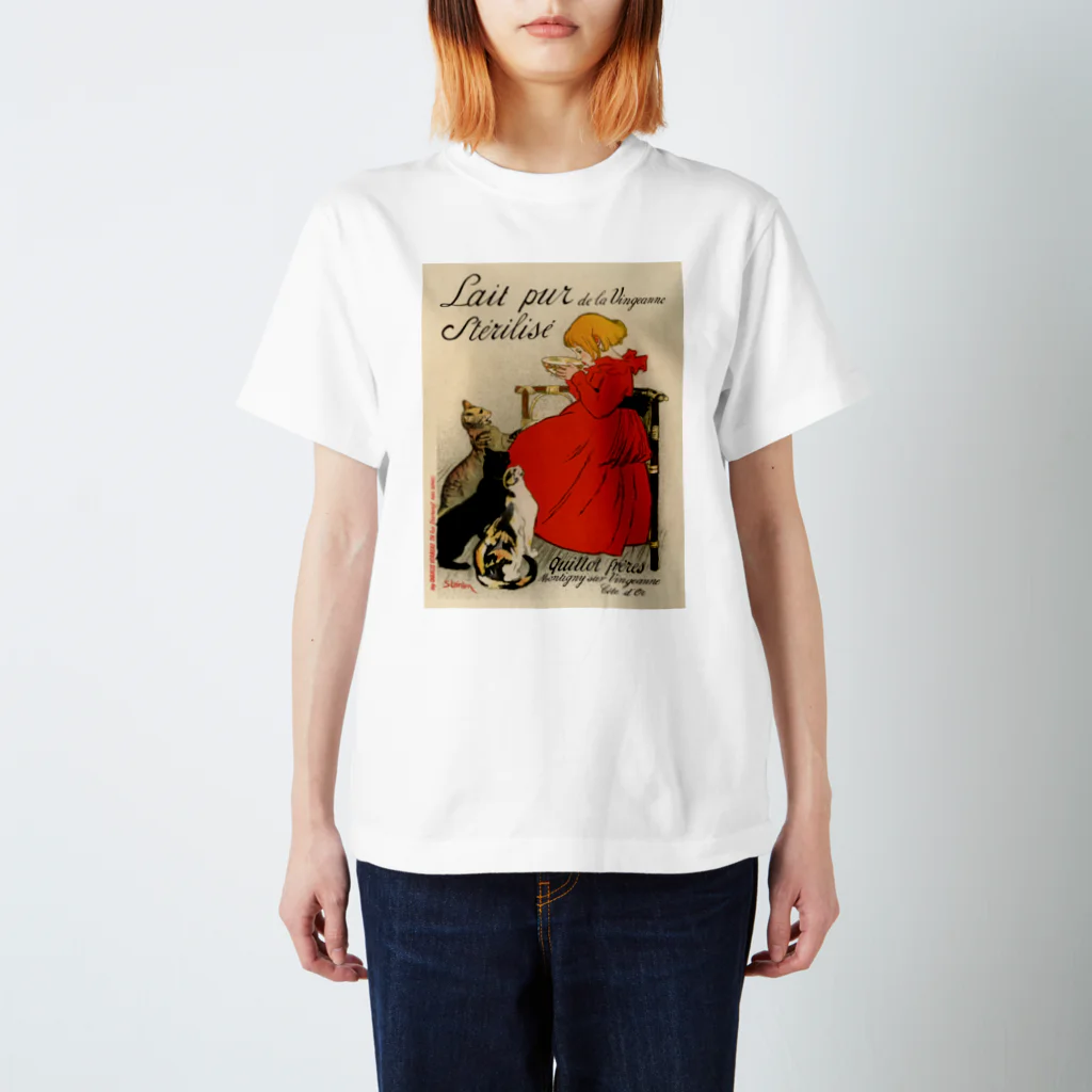 Le cabinet de curiositéのLait pur Sterilisé de la Vingeannen, Théophile Alexandre Steinlen Regular Fit T-Shirt