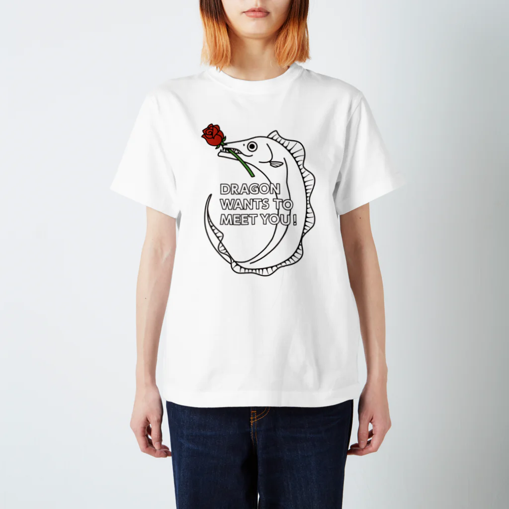 釣りバカ　Love Fishingのタチウオ釣れちゃうTシャツ スタンダードTシャツ