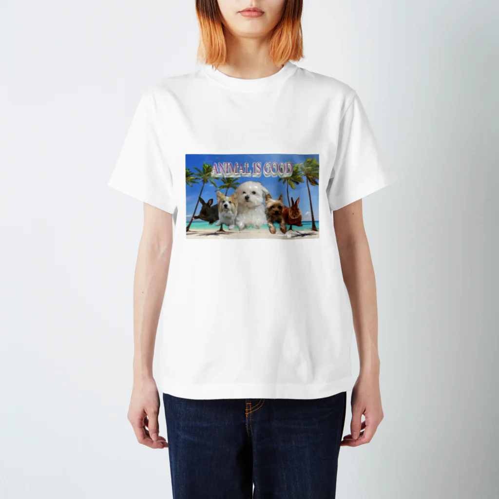 ANIMAL IS GOODの動物は良い スタンダードTシャツ