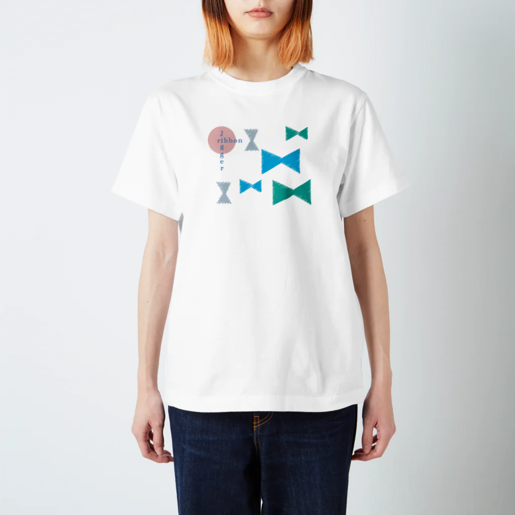 sakumamedaifukuのリボンとジガー Regular Fit T-Shirt