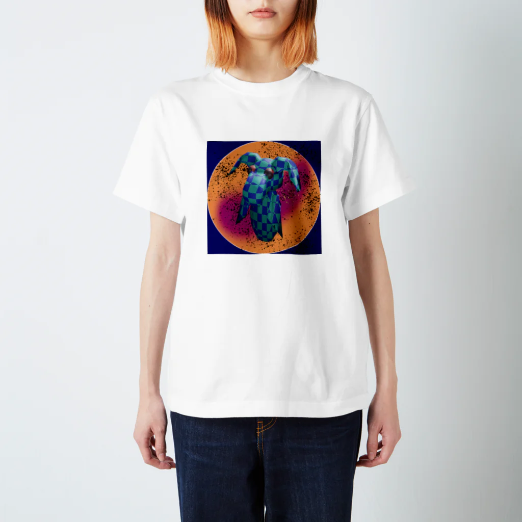 PAW(Photosalut Art Works）のDogyrickey NFTs スタンダードTシャツ