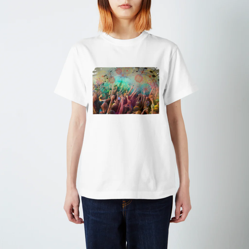 insparation｡   --- ｲﾝｽﾋﾟﾚｰｼｮﾝ｡のmusic festival スタンダードTシャツ