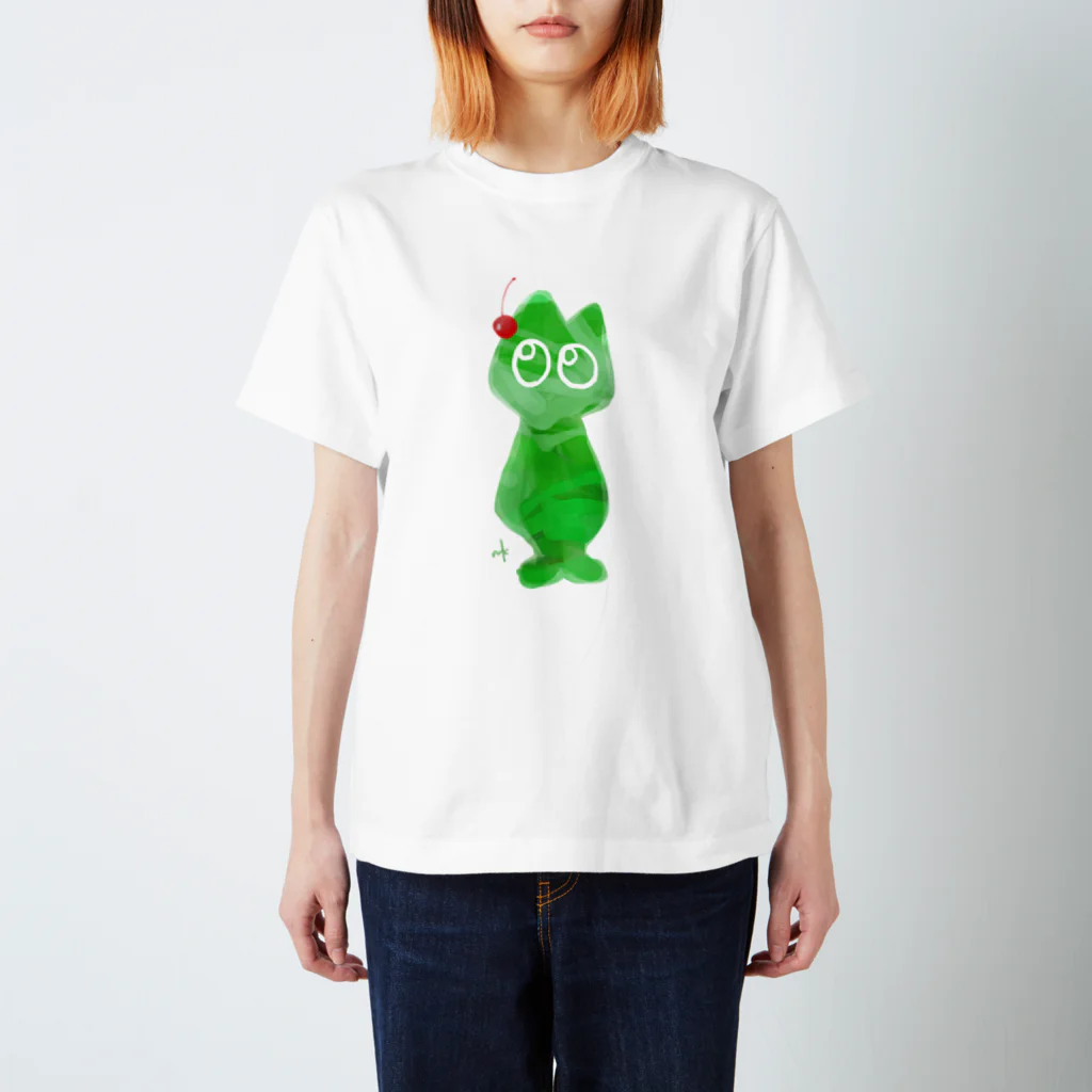 momokei&Uのクリームソーダねこ Regular Fit T-Shirt