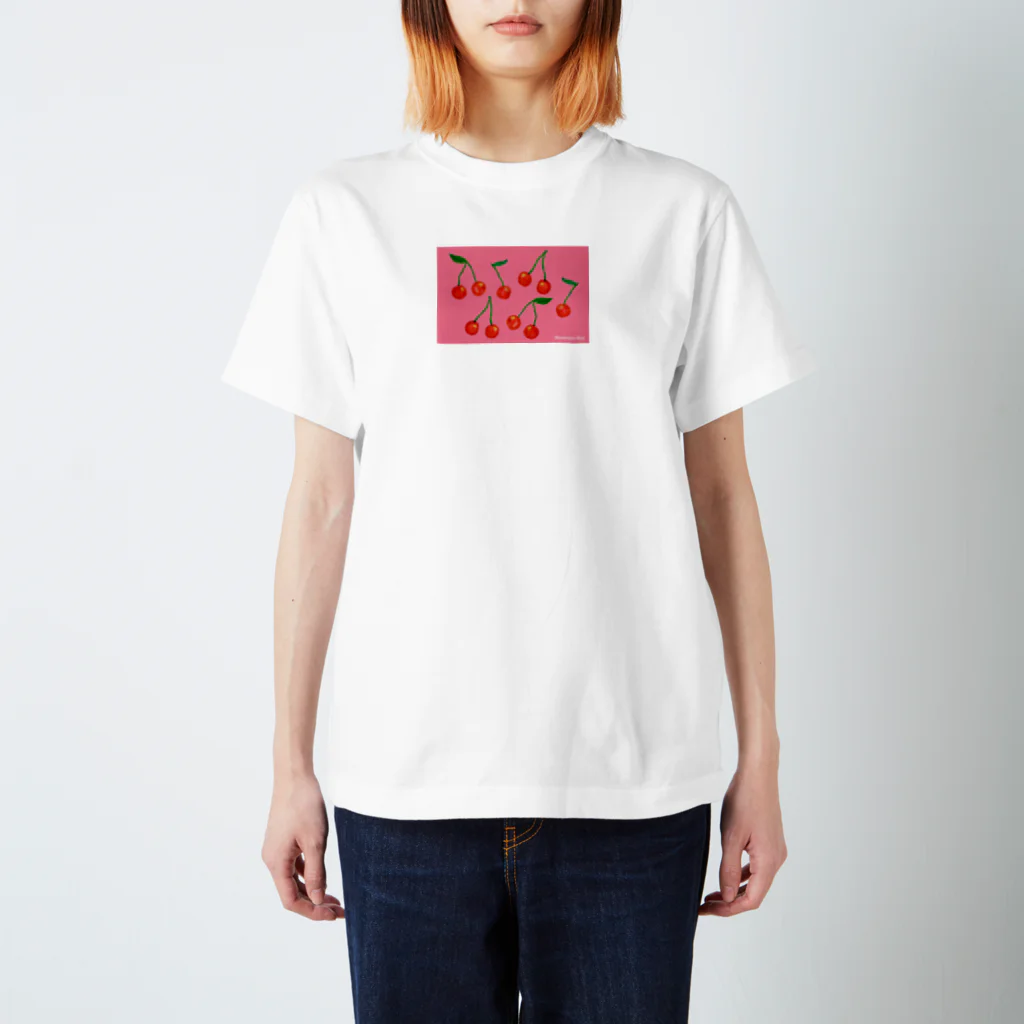 ひなたいようさんのさくらんぼ🍒 スタンダードTシャツ