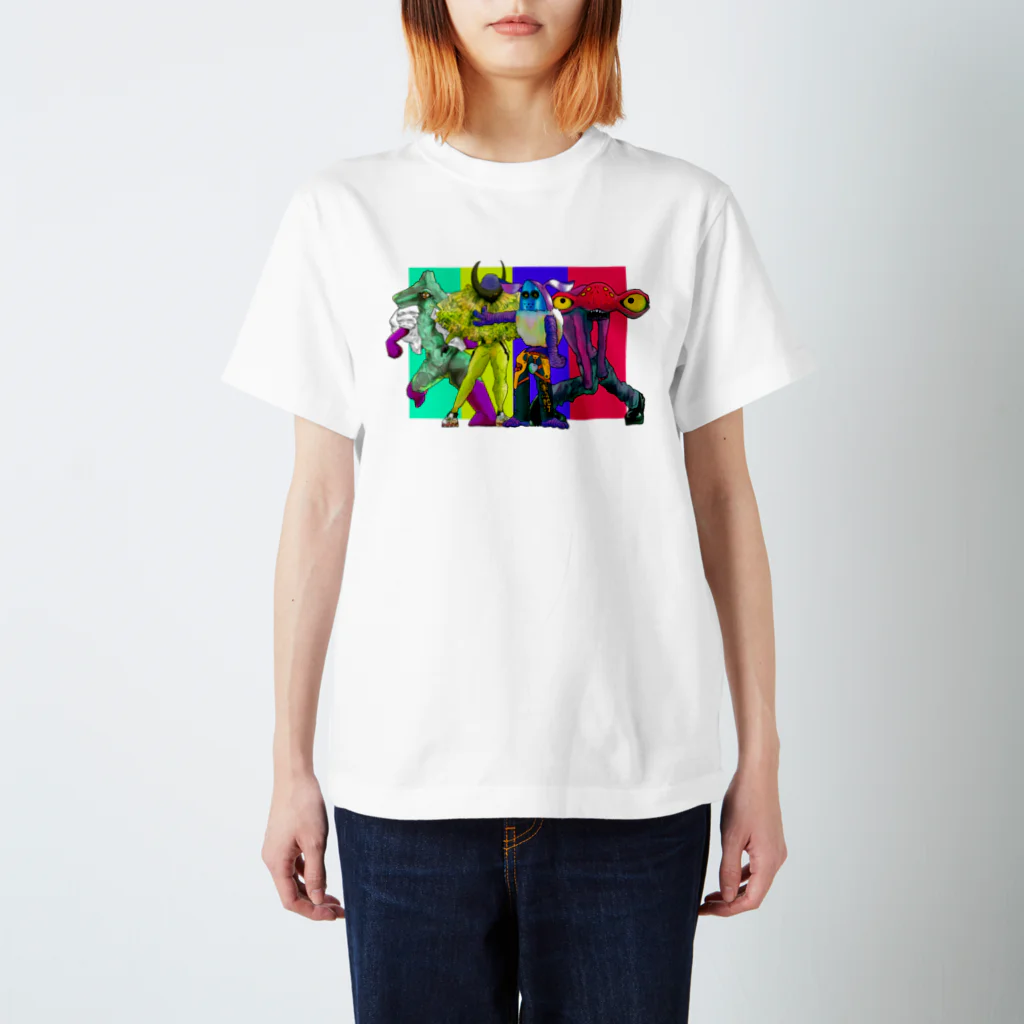 液体らてっくすのおみせのGang of four - tipe.4 Regular Fit T-Shirt