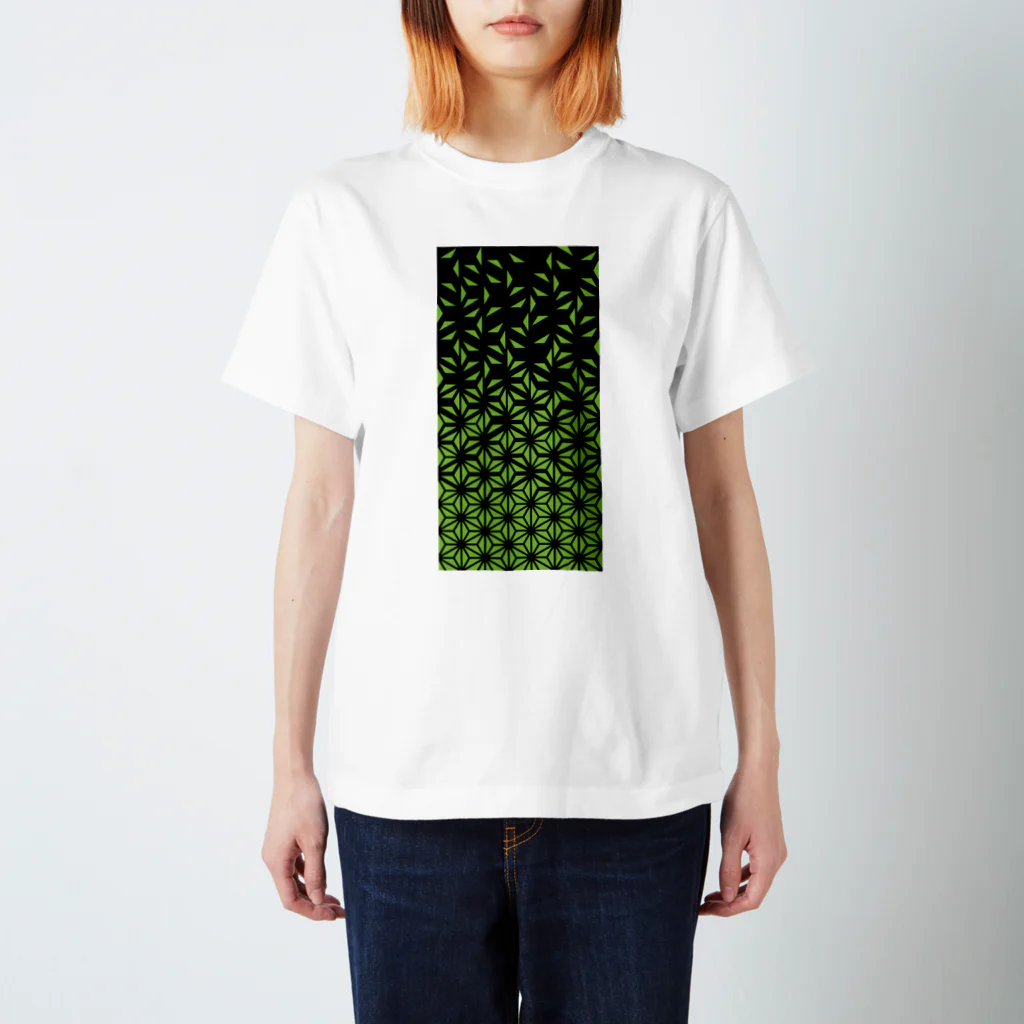 bonnylochの麻の葉_LightGreen スタンダードTシャツ