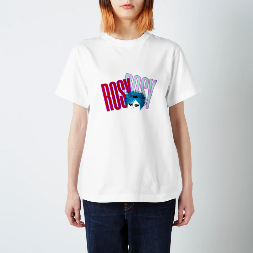 ROSYのRosy-Blue-Rosy スタンダードTシャツ