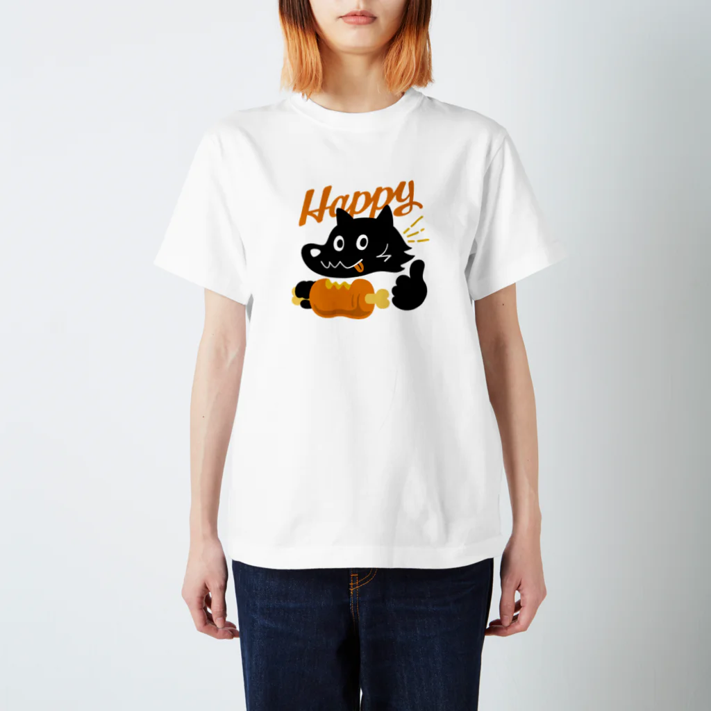 kocoon（コクーン）の満腹ハッピー犬 Regular Fit T-Shirt