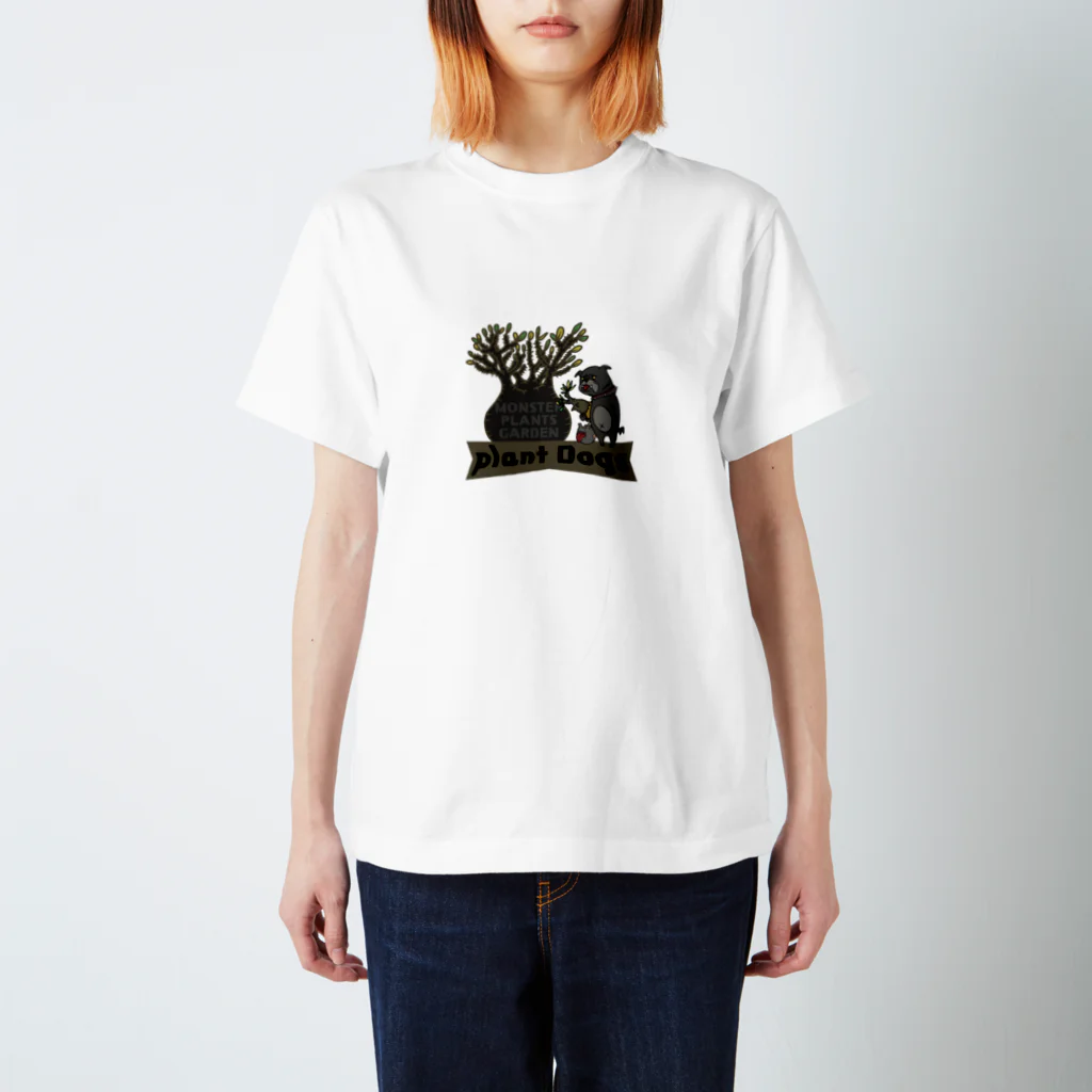 yusuke5629のコラボ企画！TENDO BOTANICAL ✕ plant Dogs スタンダードTシャツ