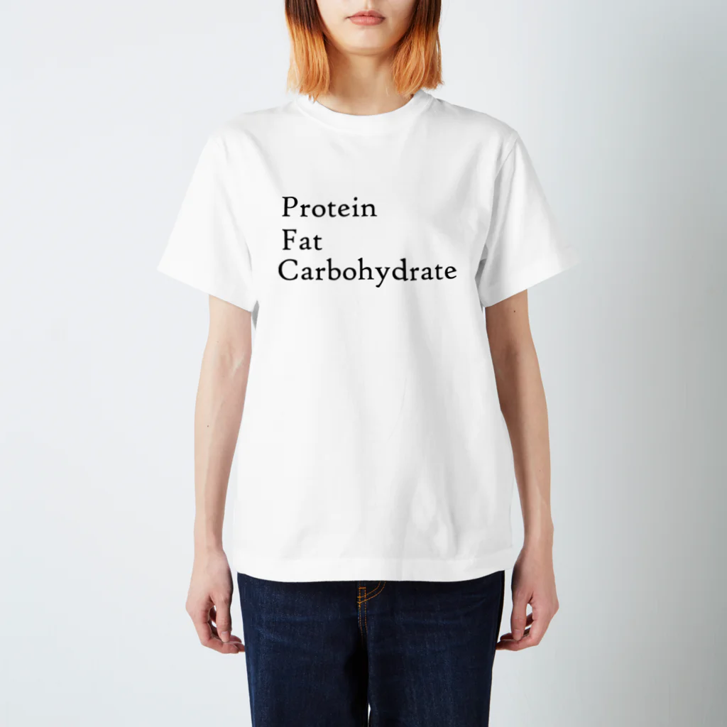 the number of caloriesのPFCが大事よね。Ｔシャツ スタンダードTシャツ