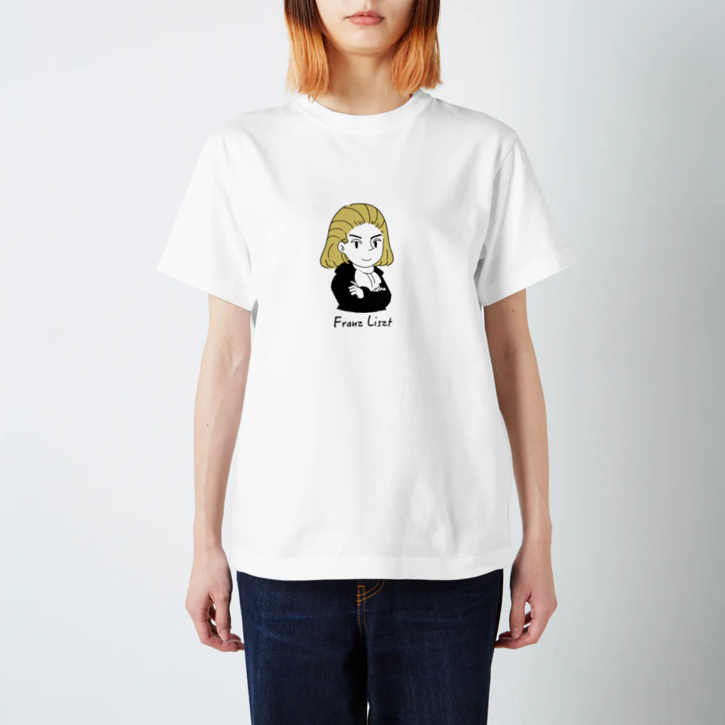 やまみちゆかの作曲家グッズのリストTシャツ Regular Fit T-Shirt