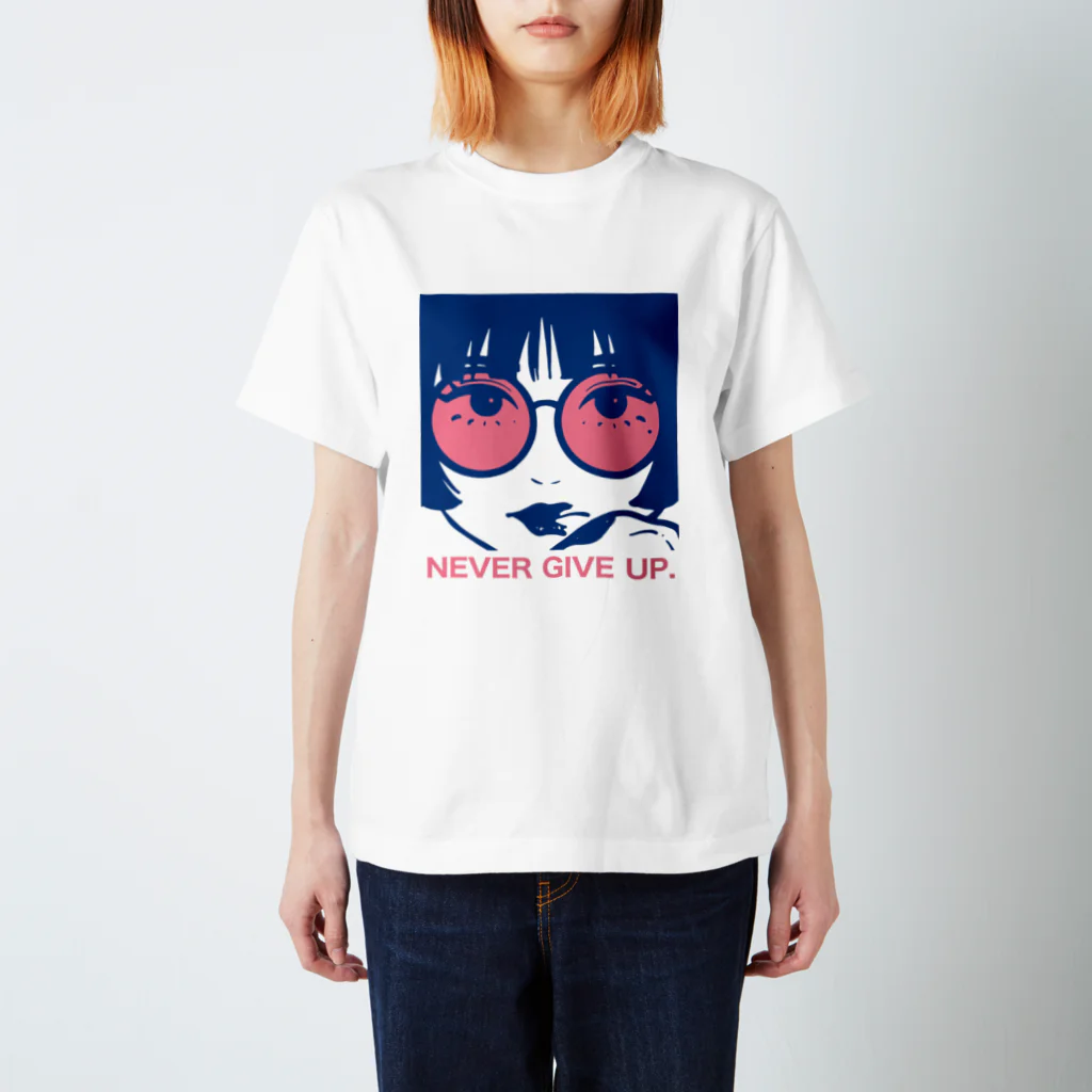 ONEGOのNever give up. 2(前面ver) Regular Fit T-Shirt