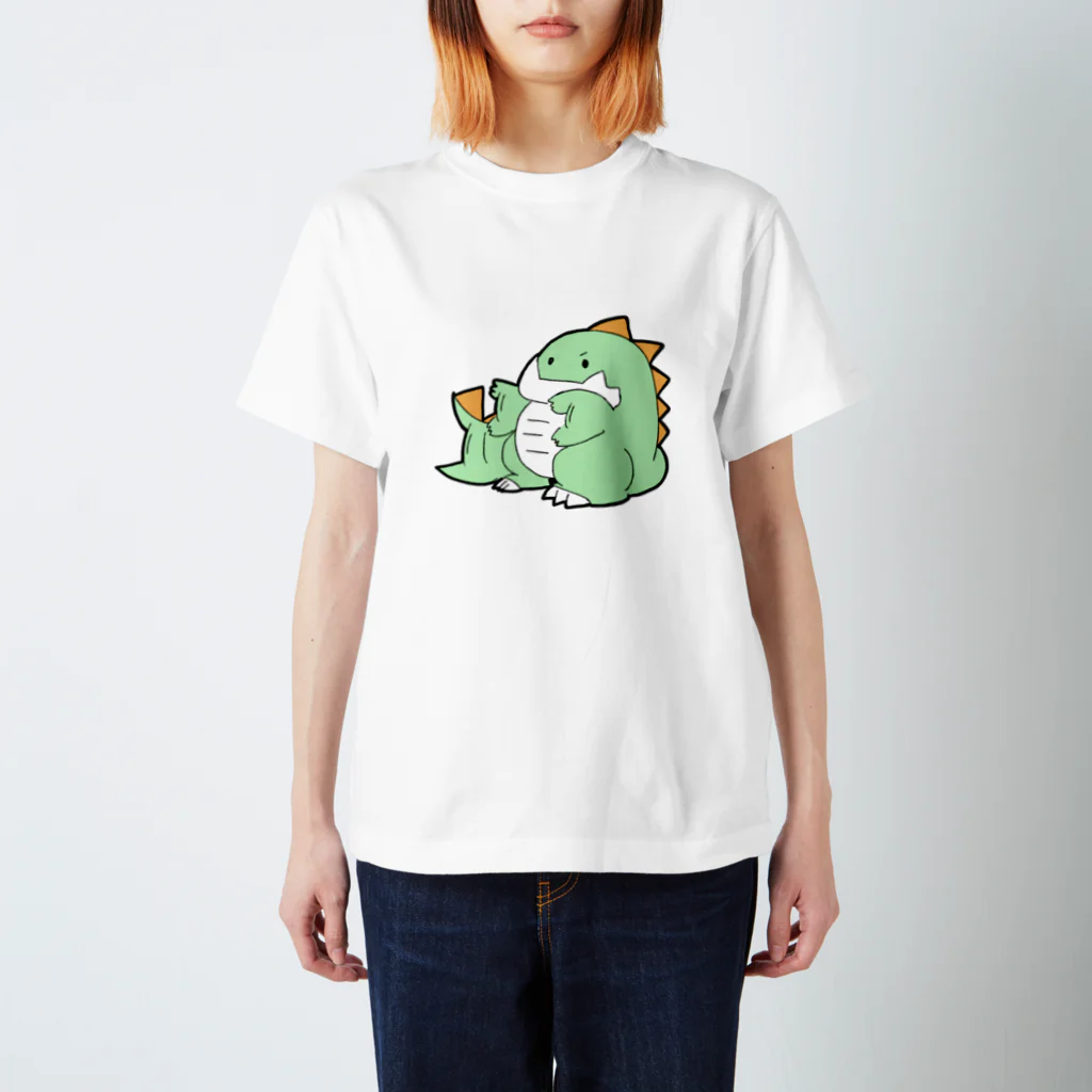 社畜ドラゴンのせかすしゃちどら スタンダードTシャツ