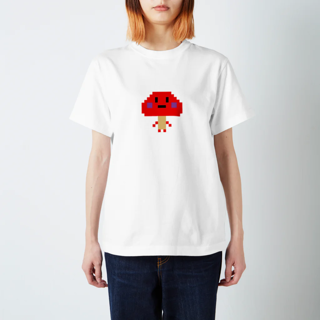 ぽんぽんの毒キノコ　ドット絵 Regular Fit T-Shirt