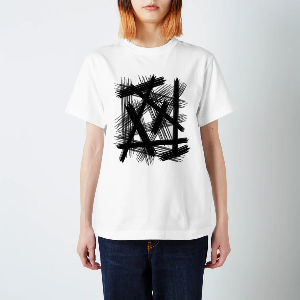 ameyoの黒線 Regular Fit T-Shirt