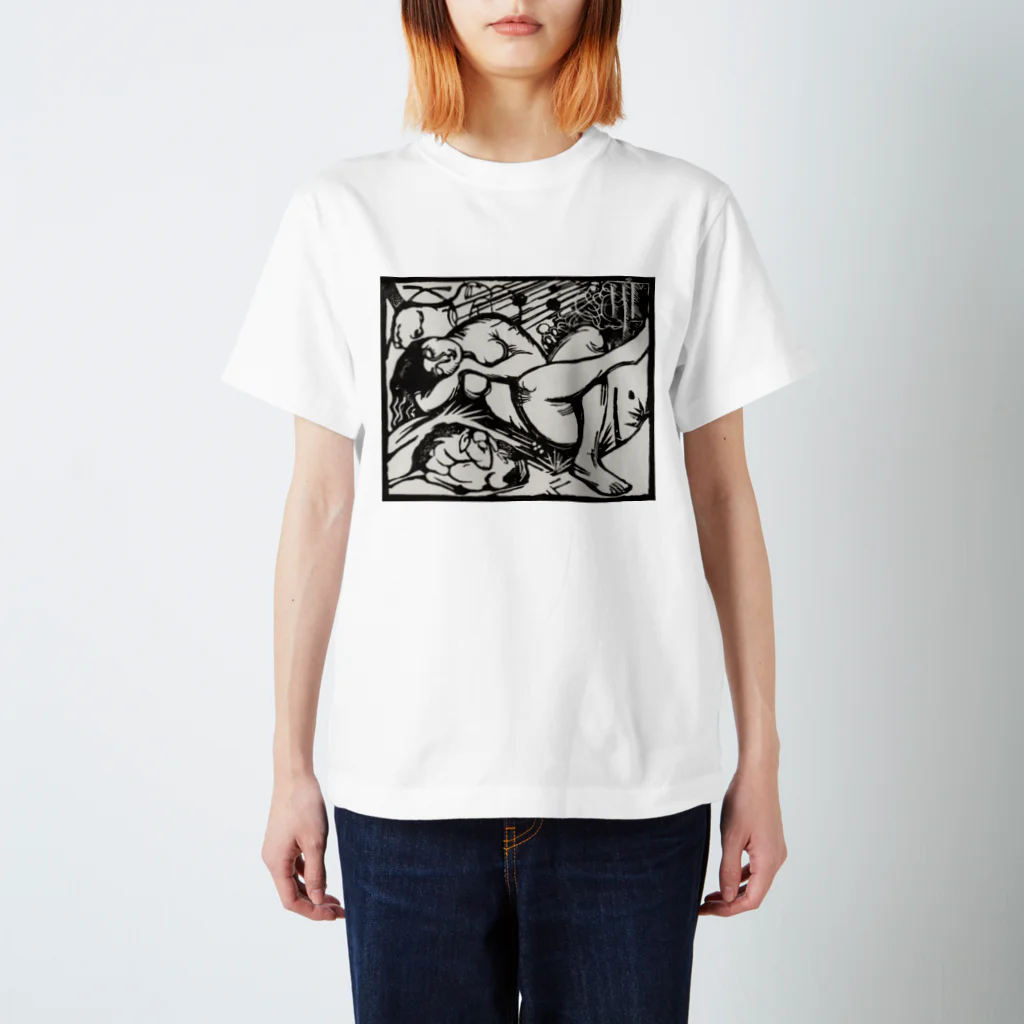 Public Domain GraphicのSleeping Shepherdess (1912) スタンダードTシャツ