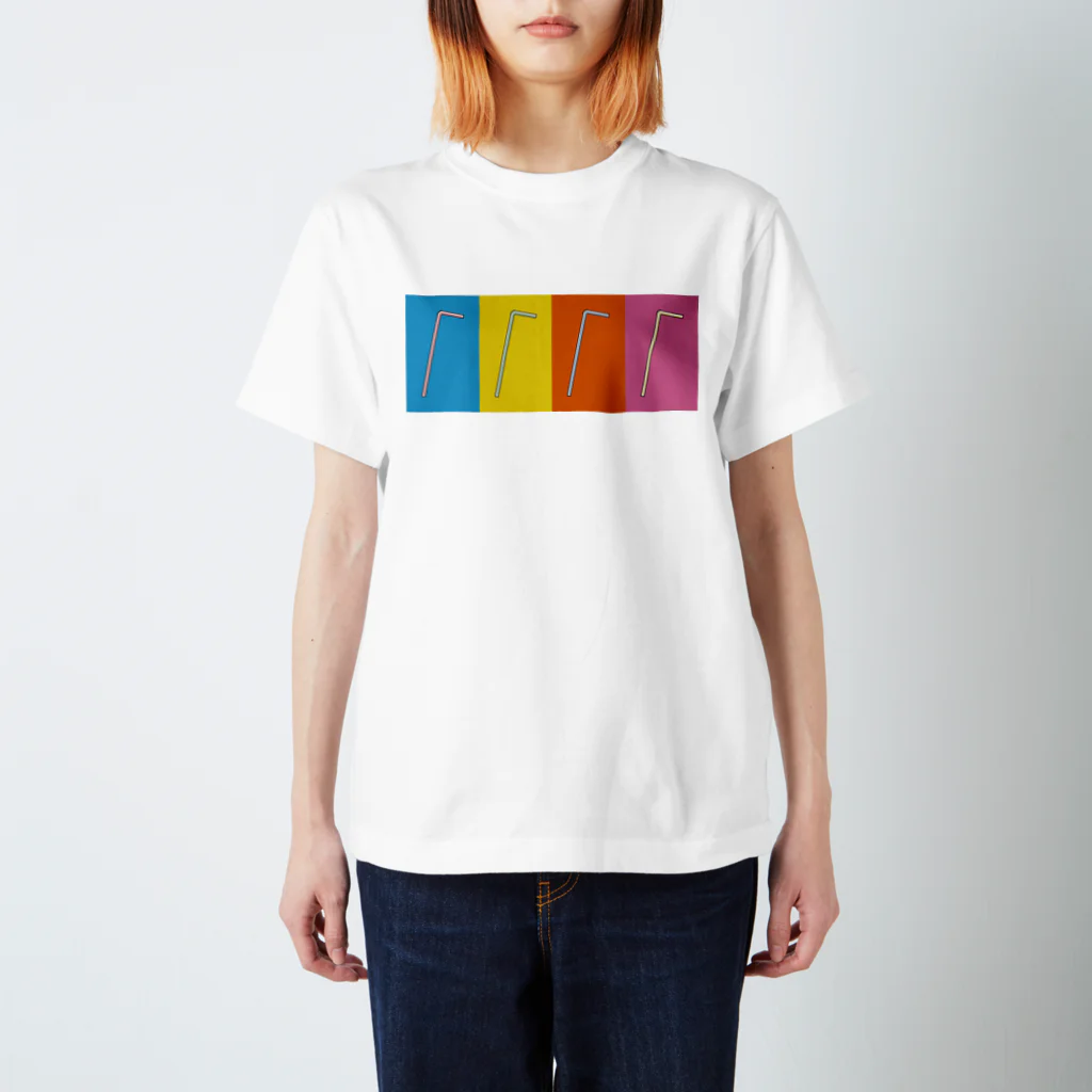 うさぎちゃんアイランドのおしゃれストロー Regular Fit T-Shirt