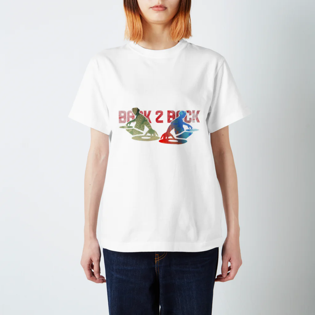 アニクラデザイン by Sub Mix Recordsのアニクラデザイン「BACK2BACK」 スタンダードTシャツ