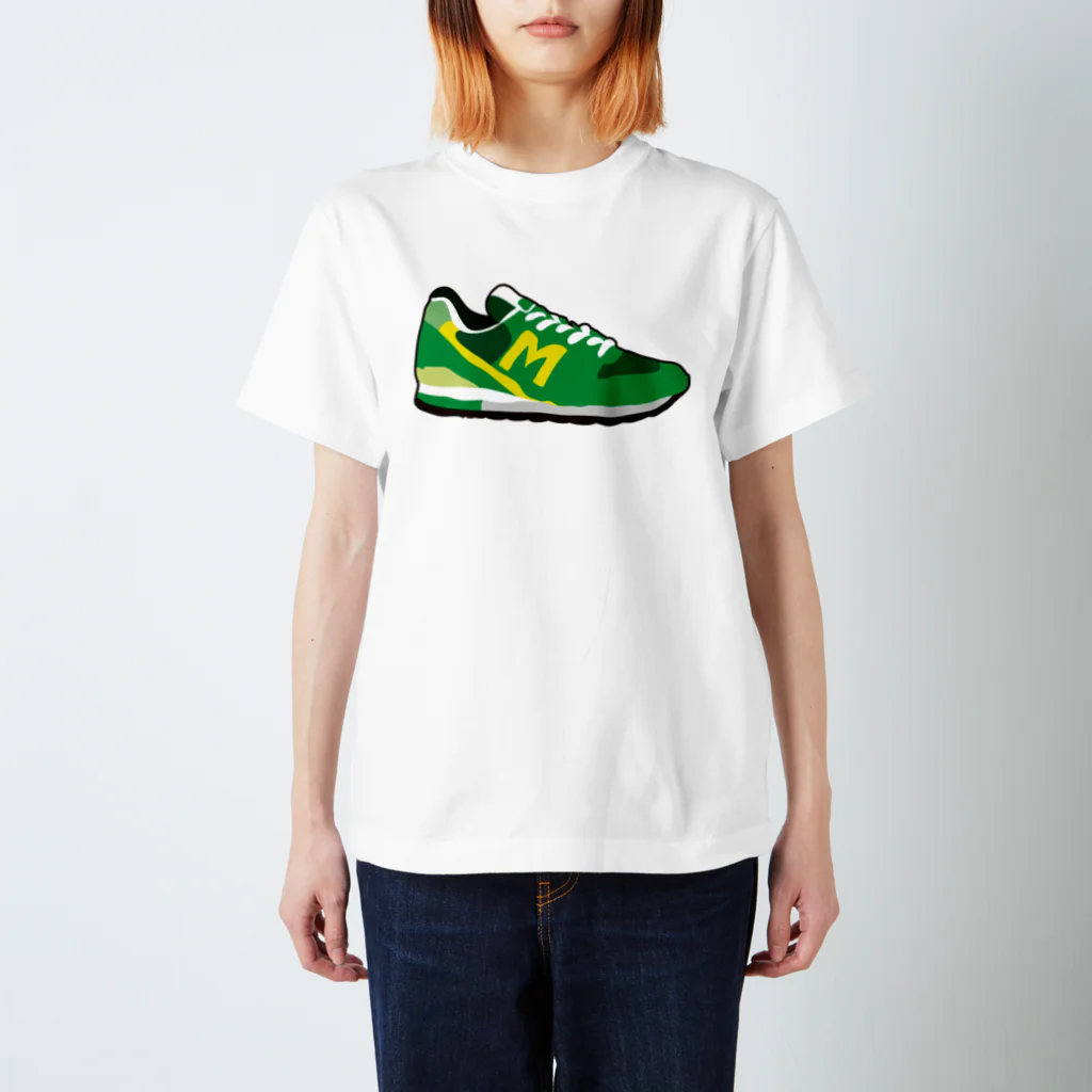 D-N-A Goods Shopのシューズ(green) Regular Fit T-Shirt