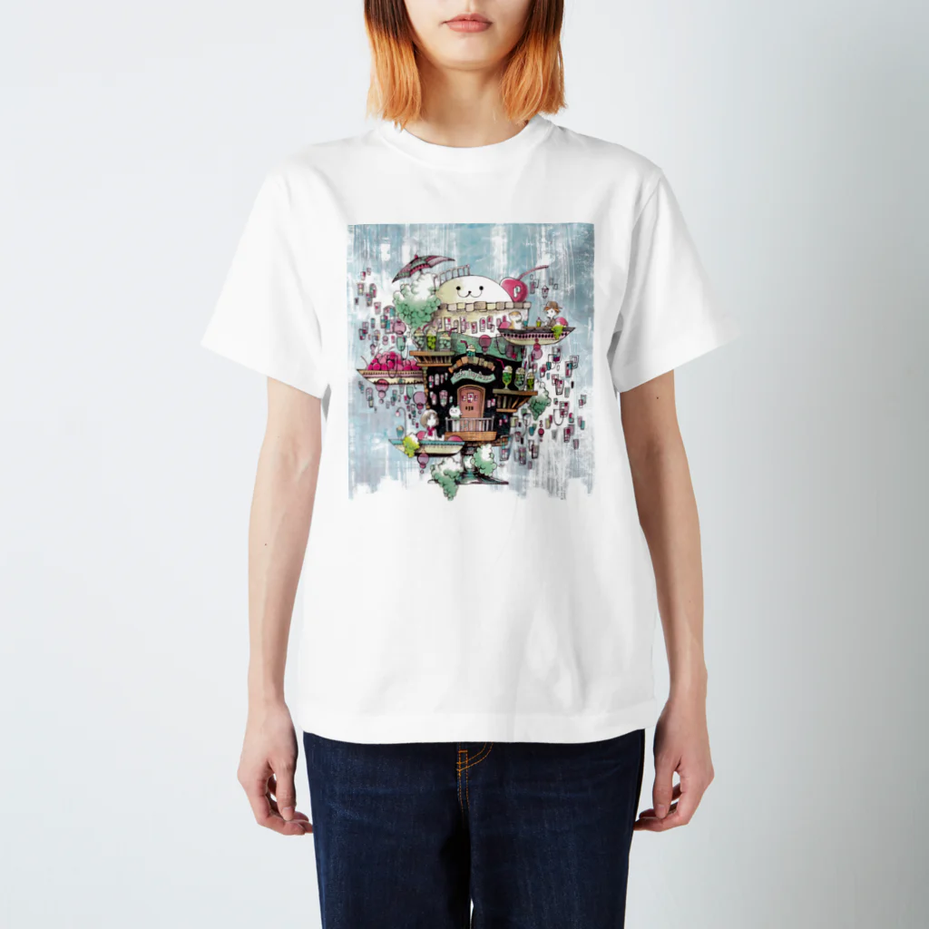 3to10 Online Store SUZURI店のクリーソーダ好きが見た白昼夢7 Regular Fit T-Shirt