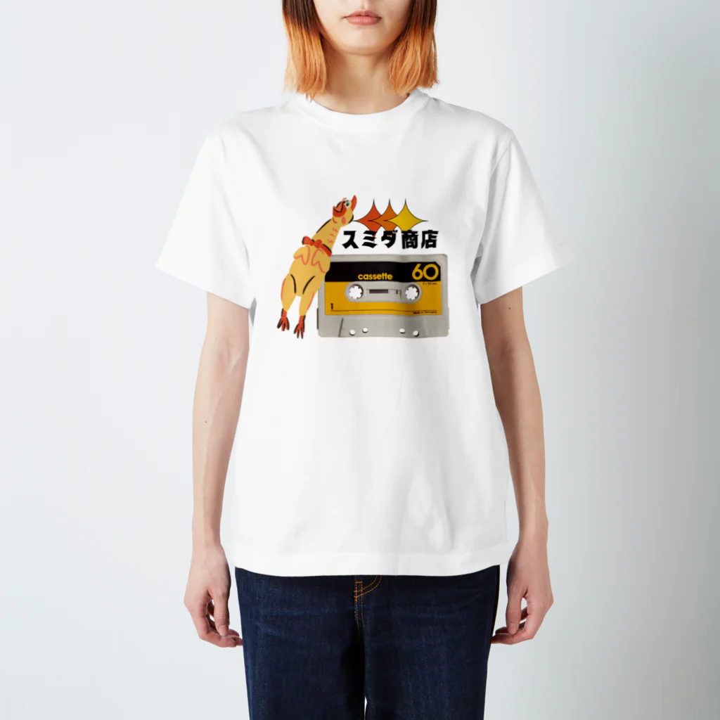 スミダ商店のチキンカセット スタンダードTシャツ