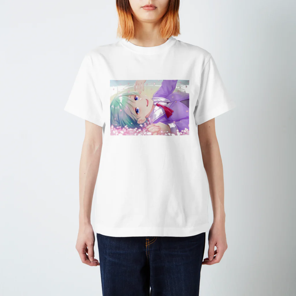 松風ナイトのイラストグッズのさくらいろ Regular Fit T-Shirt