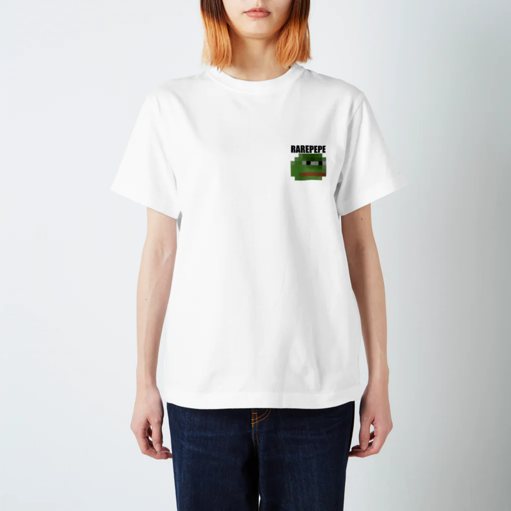 レアペペのグッズのRAREPEPEのTシャツ(ドット) スタンダードTシャツ