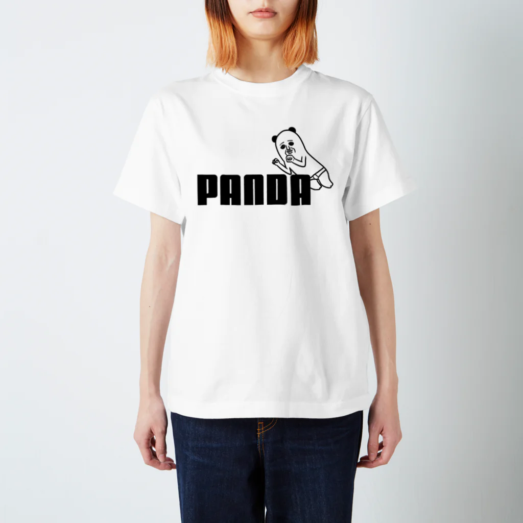 mamezoのPANDA スタンダードTシャツ