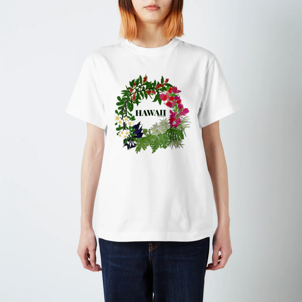 Rio del Takaの花輪HAWAII スタンダードTシャツ