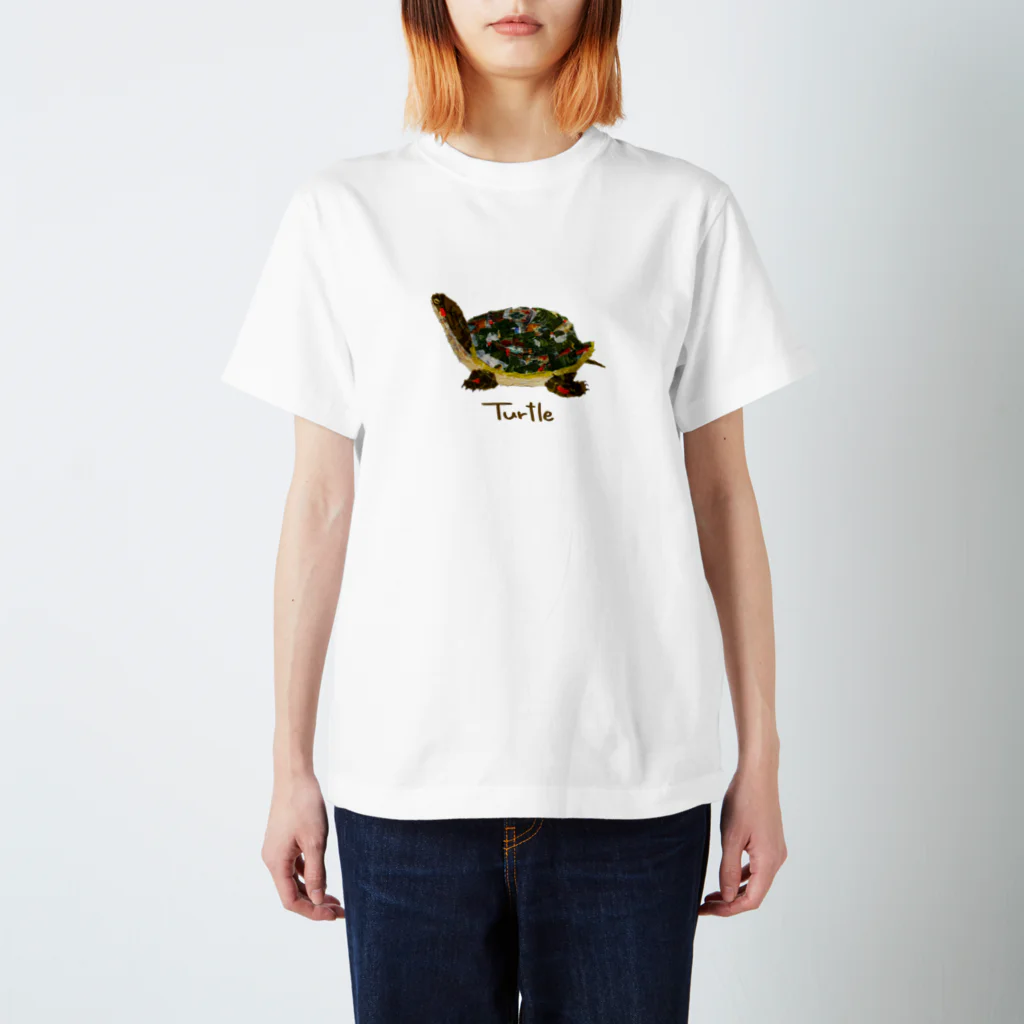 えばまのpetapeTurtle スタンダードTシャツ