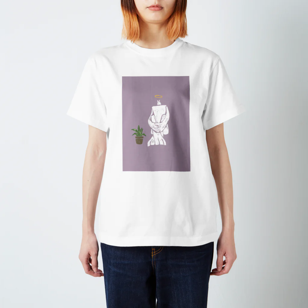 みんこのネコと植物 Regular Fit T-Shirt