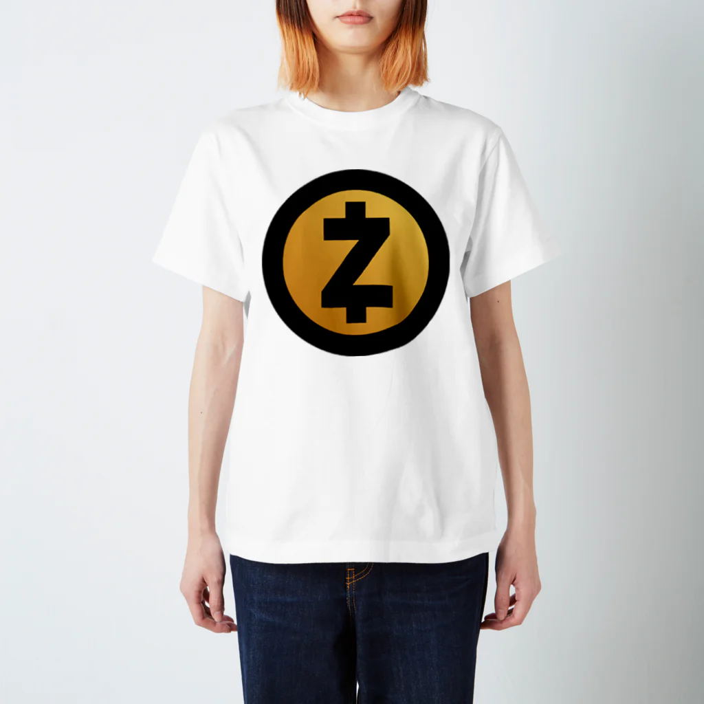 暗号資産と食べ物の仮想通貨　Zcash Regular Fit T-Shirt
