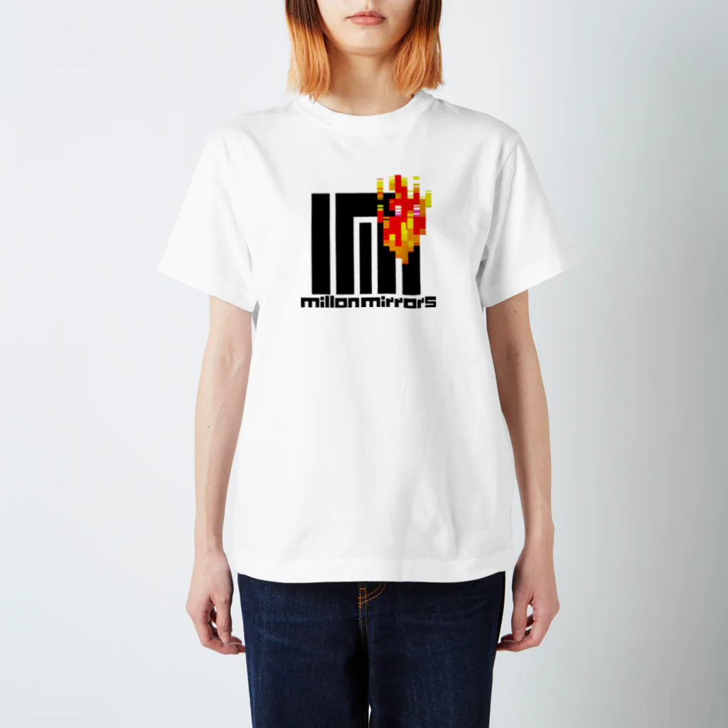 millionmirrors!のGenji Scent -No.27Kagaribi- LOGO Regular Fit T-Shirt
