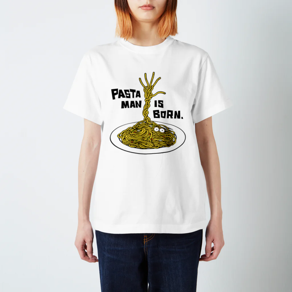 モルク -molk-のパスタマン誕生！ -PastaMan is born- Regular Fit T-Shirt