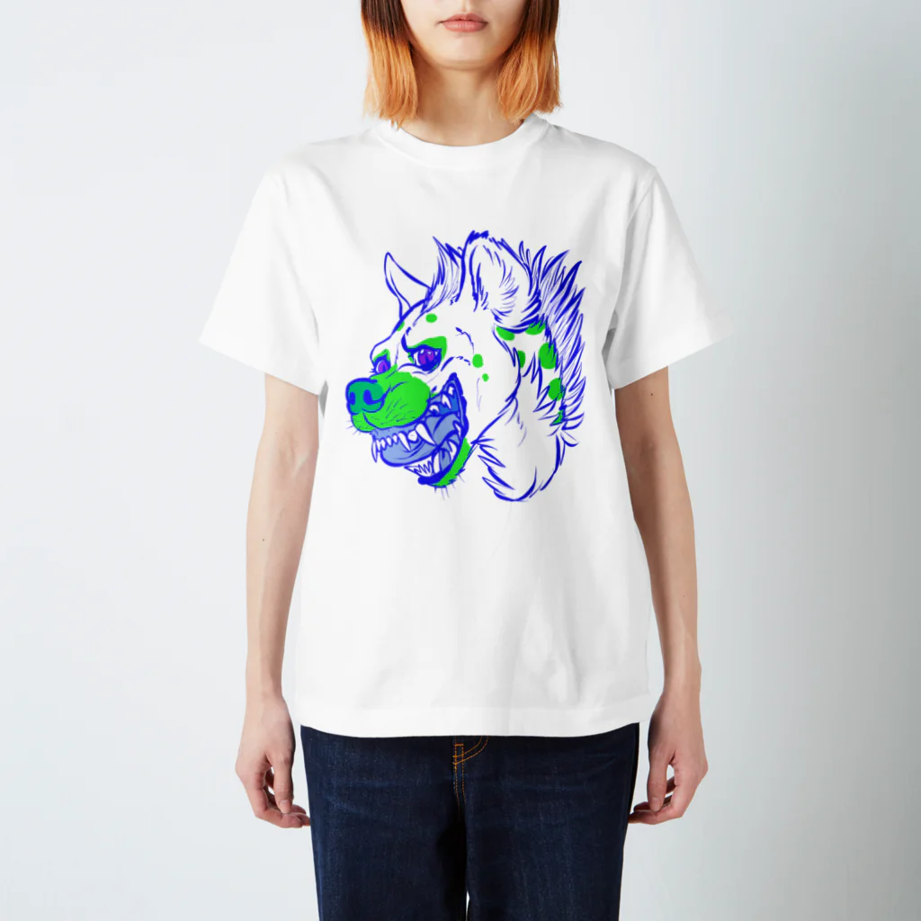 はやゆーのblue green Hyena スタンダードTシャツ