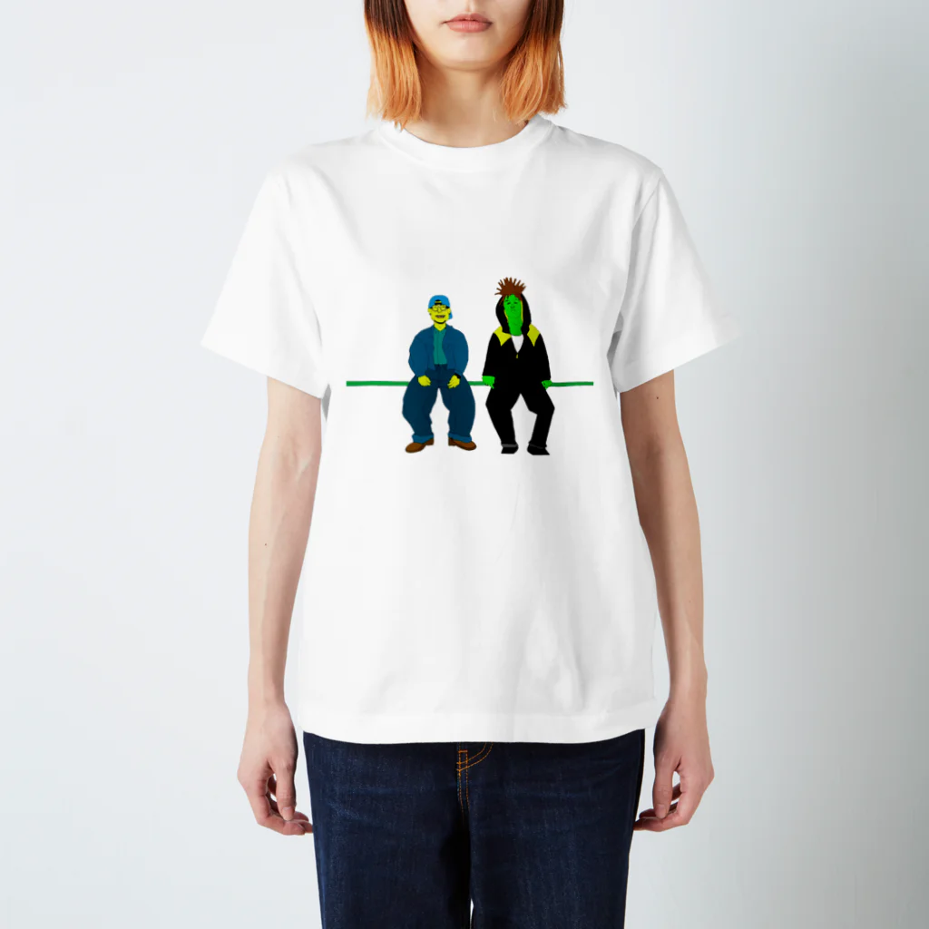 T- GENERATIONのオリジナルヒッピー スタンダードTシャツ