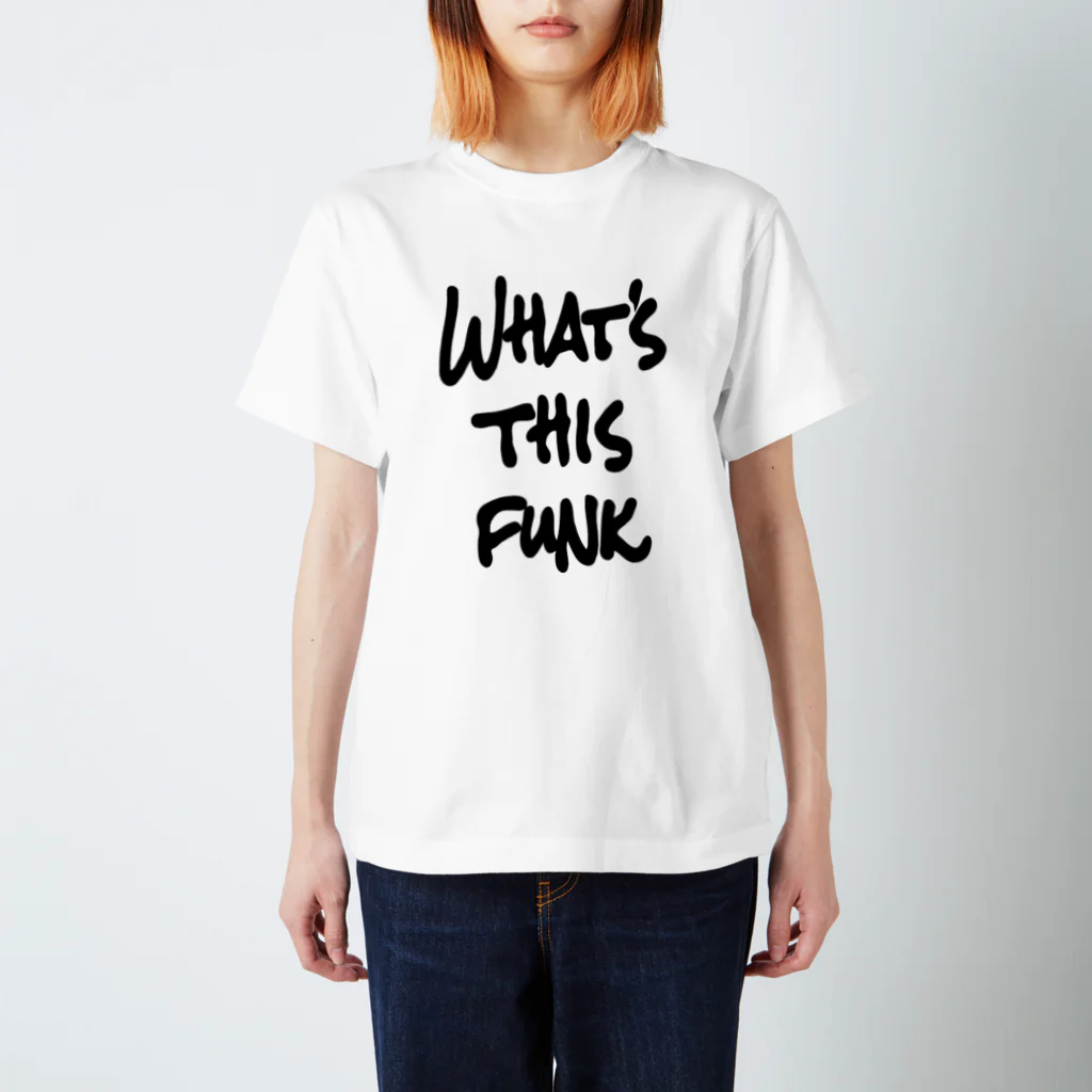 AliviostaのWhat's this funk ロゴ ヒップホップ スタンダードTシャツ