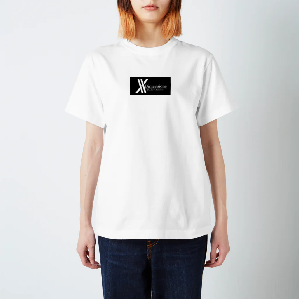 X-Dimensions team goodsのlogobar_black Regular Fit T-Shirt