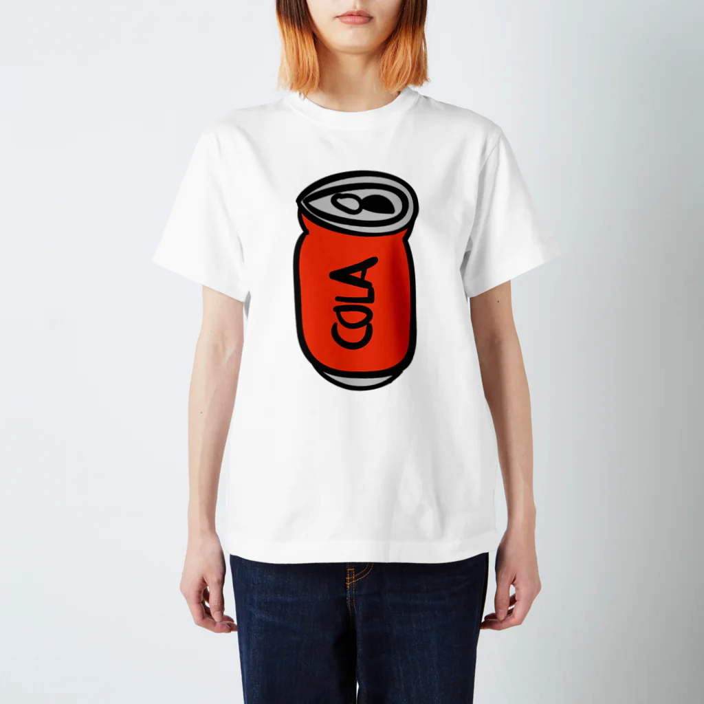 ぽっぷんすたんぷ -POP’N STAMP-のコーラ ---カラフルでポップなフードデザインTシャツ--- スタンダードTシャツ