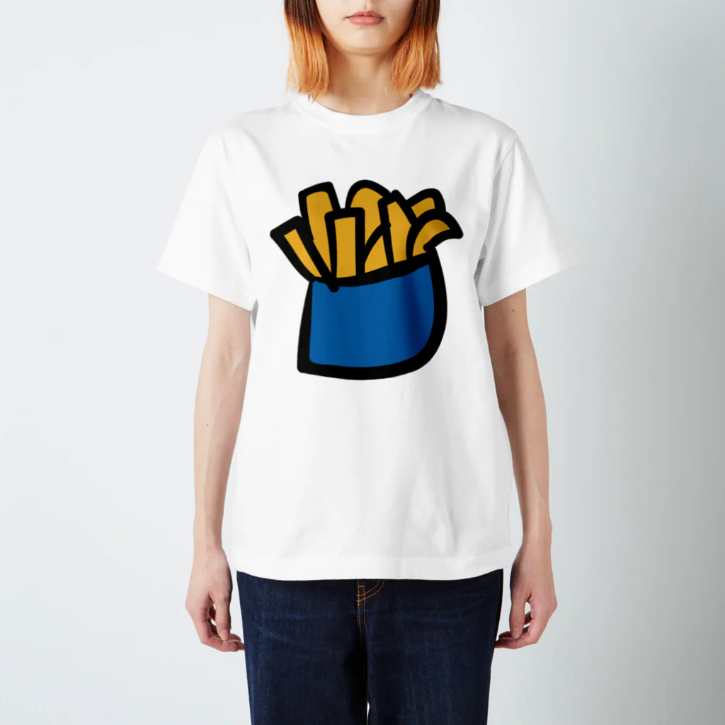 ぽっぷんすたんぷ -POP’N STAMP-のフライドポテトのSサイズ スタンダードTシャツ