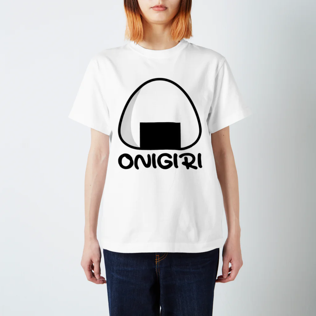 ぽっぷんすたんぷ -POP’N STAMP-のおにぎりTシャツ -onigiri- Regular Fit T-Shirt