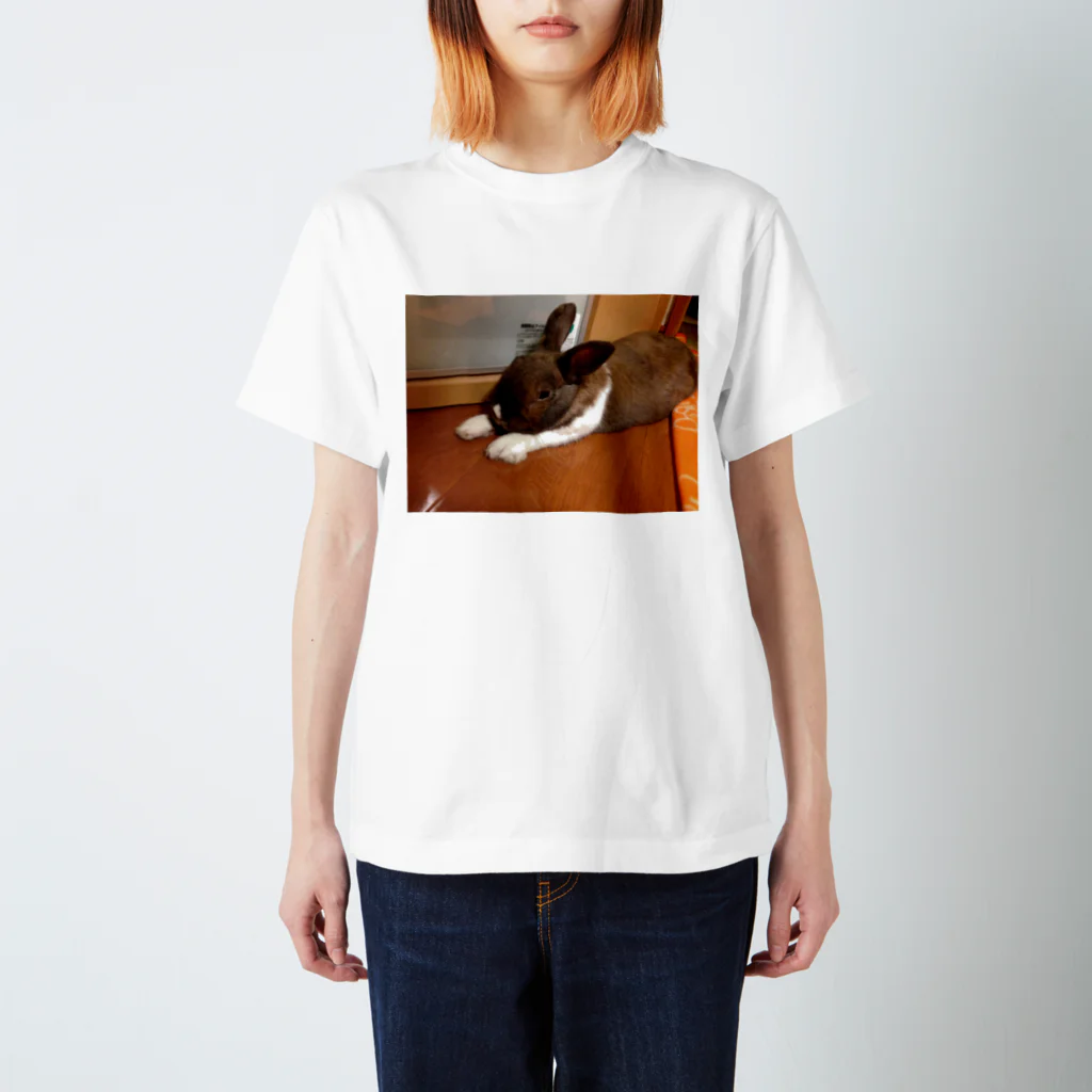 茶太本舗のうさぎの茶太 Regular Fit T-Shirt
