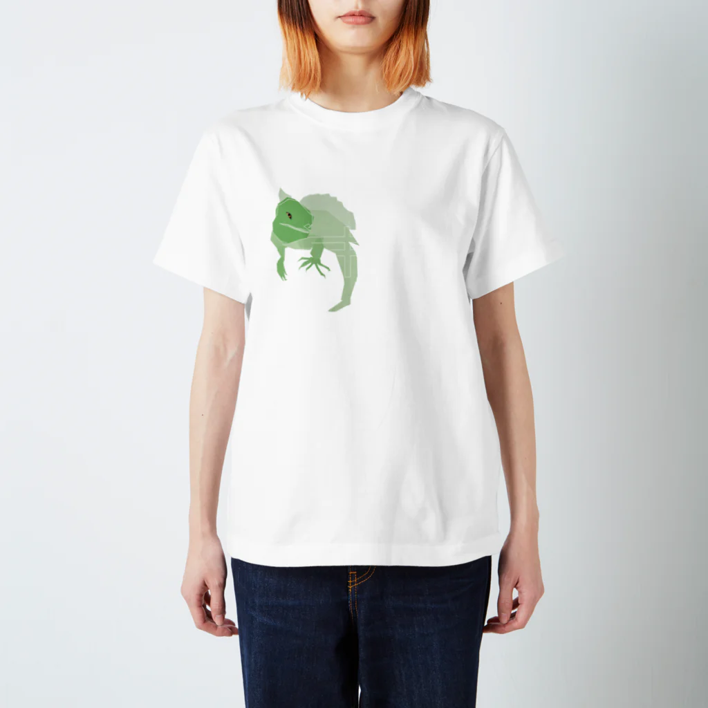 狛霧のギタイ_green スタンダードTシャツ