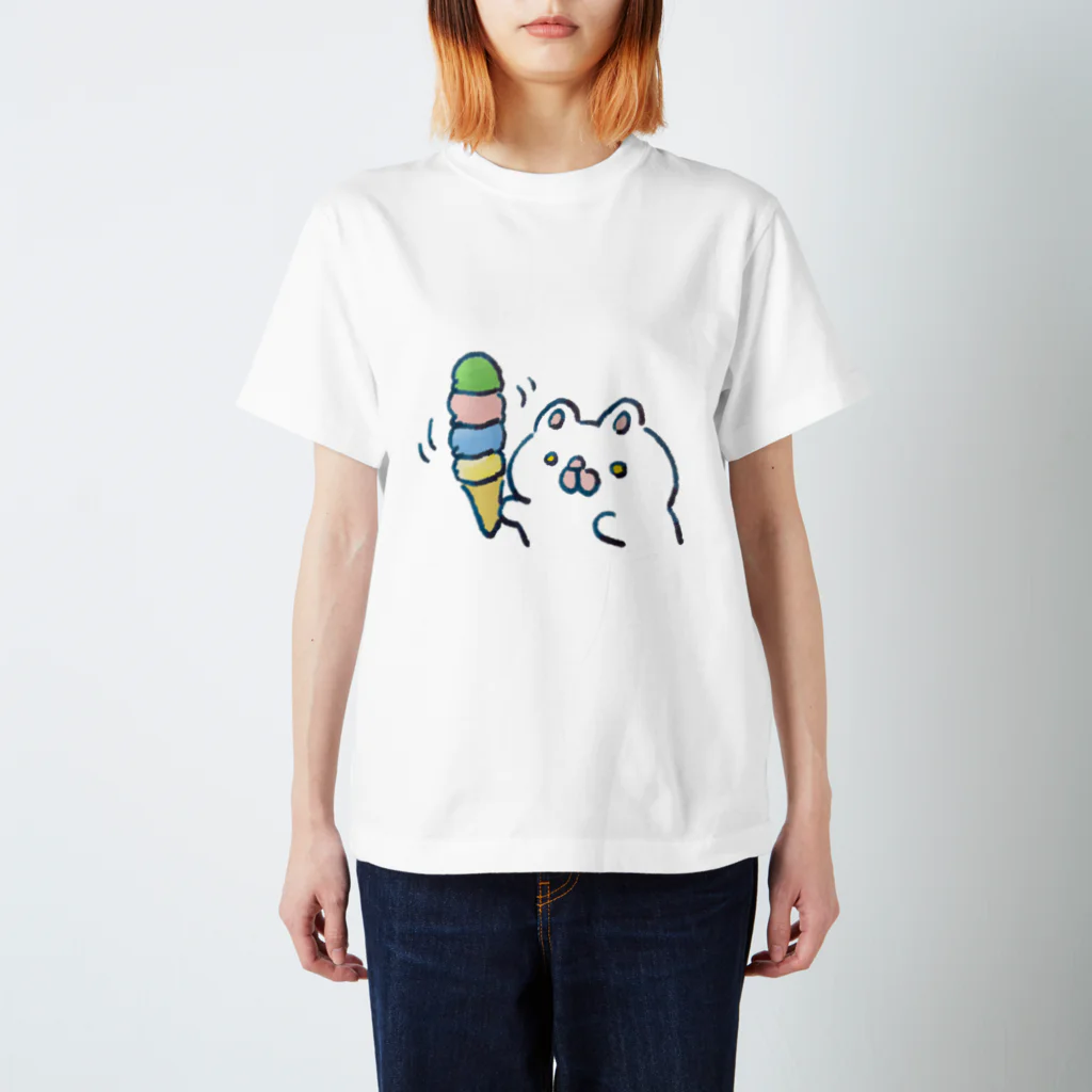 まっくすらぶりーうさのまっくすらぶりーアイス スタンダードTシャツ