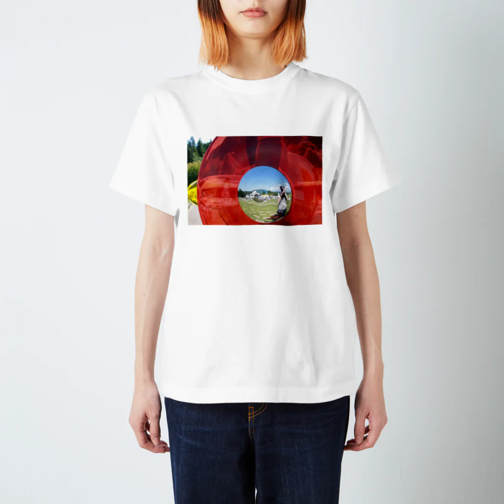 Tadakuni TaniのMirrored Self-Portrait -2- スタンダードTシャツ