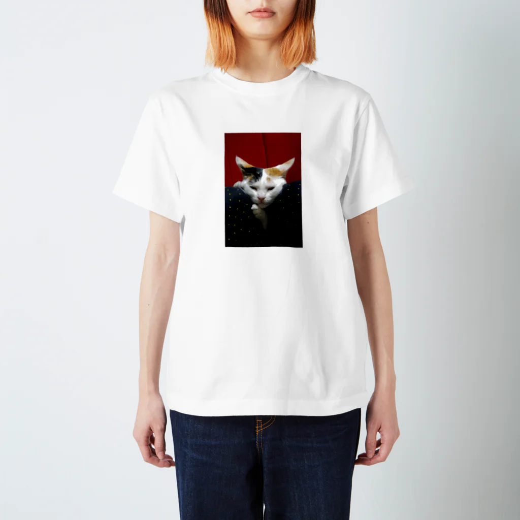 もけけ工房 SUZURI店の妖怪美少女猫びわちゃん Regular Fit T-Shirt