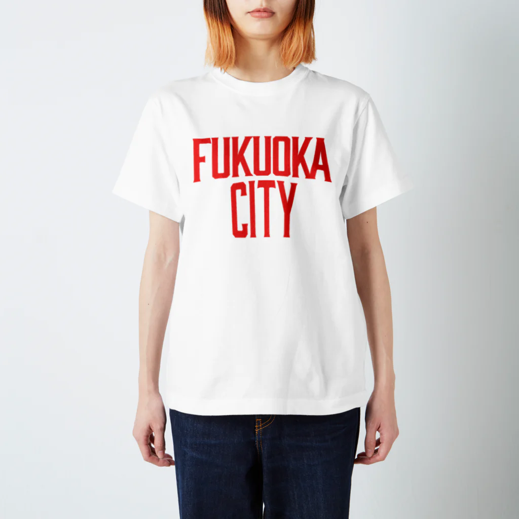 福岡Tシャツ通販サイトの福岡シティTシャツ（レガシー赤）  スタンダードTシャツ